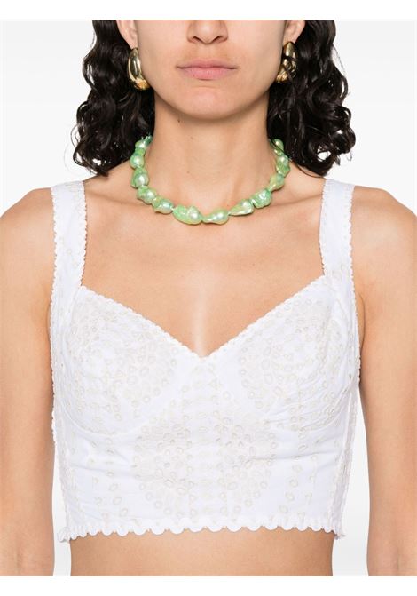 Top goldie in bianco Charo Ruiz Ibiza 1989 - donna CHARO RUIZ IBIZA 1989 | 254100IVORY